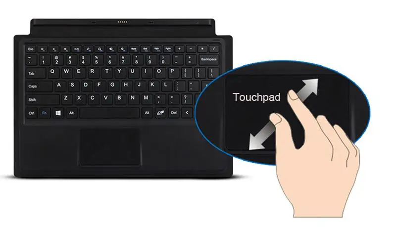 ПК клавиатура Магнитная док-интерфейс QWERTY раскладка поставляется с сенсорной клавиатурой для перемычки EZpad 7s R20