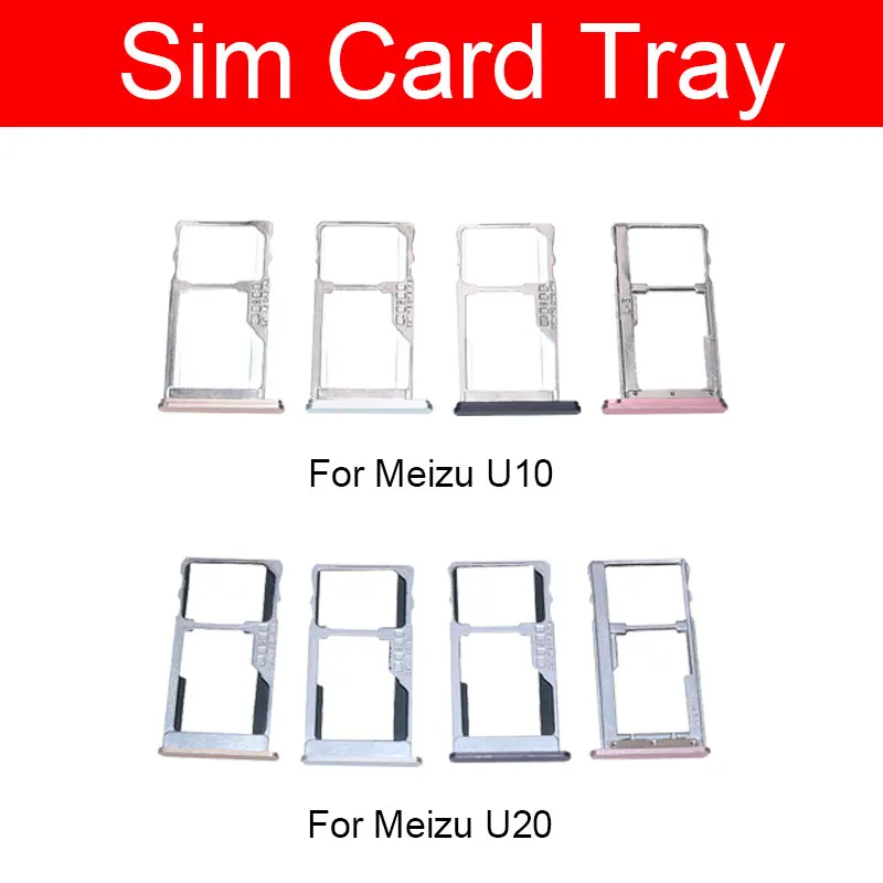 Держатель лотка для карт памяти и sim-карты для Meizu U10 U20 U680h U685h SIM & Micro Sd слот для карт запасные Запасные Запчасти