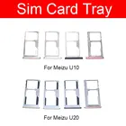 Держатель лотка для карт памяти и sim-карты для Meizu U10 U20 U680h U685h SIM  Micro Sd слот для карт запасные Запасные Запчасти