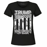 trump 2020 make liberals cry again wht womens t shirt re elect trump shirts