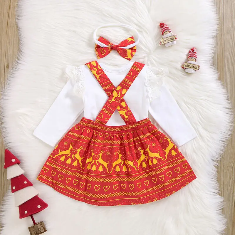 My First Christmas/Одежда для новорожденных девочек комбинезон с длинными рукавами и