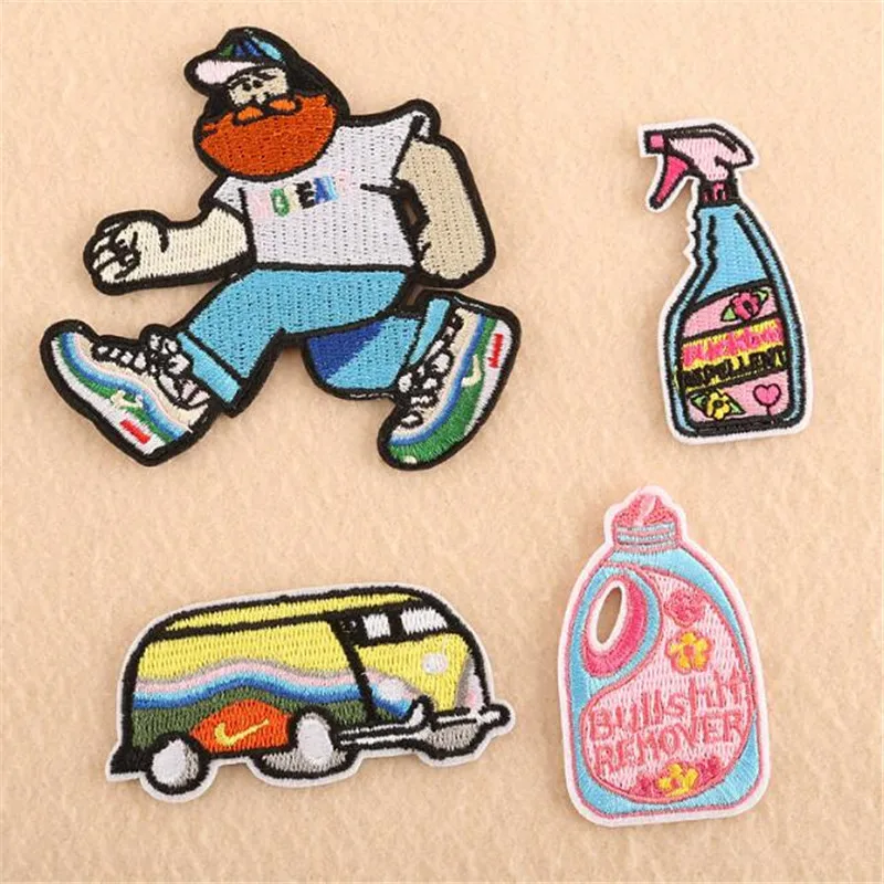 1 шт. новая одежда с героями мультфильмов изображением автобуса вышивка