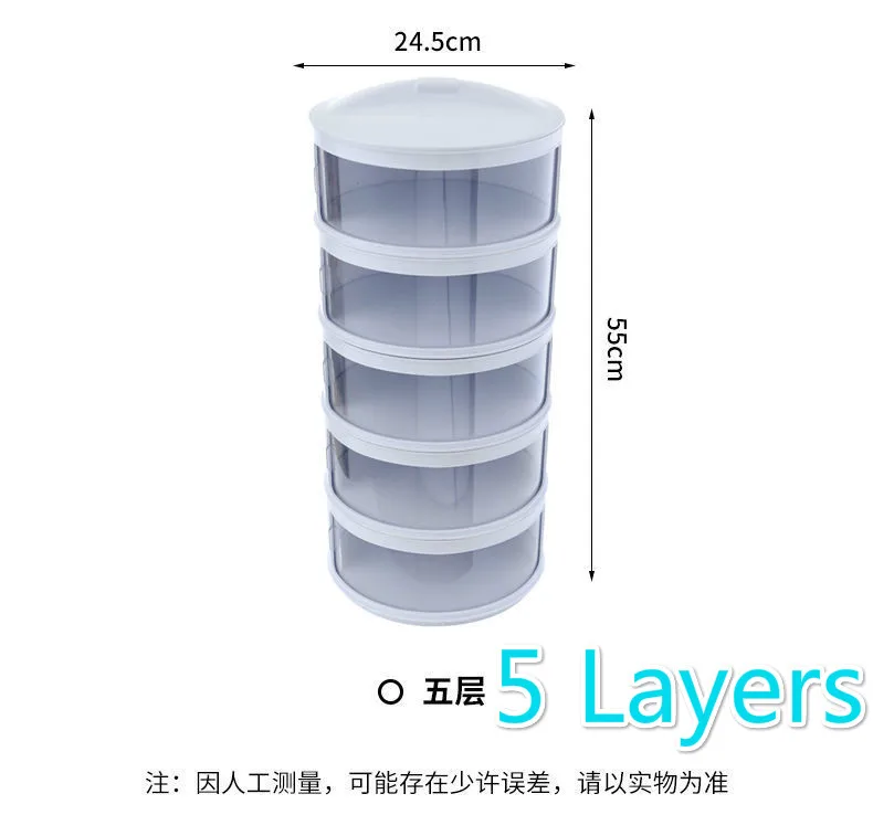 

Transparent Food Insulation Cover Transparent Stackable Food Insulation Cover Dustproof for Kitchen Detachable Washable Utensils