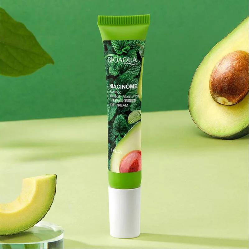 20g Avocado Eye Cream Nicotinamide Centella Essence Anti-Puffy Anti-Aging Dark Circle Moisturizing Nourishing Brighten Skin Care |