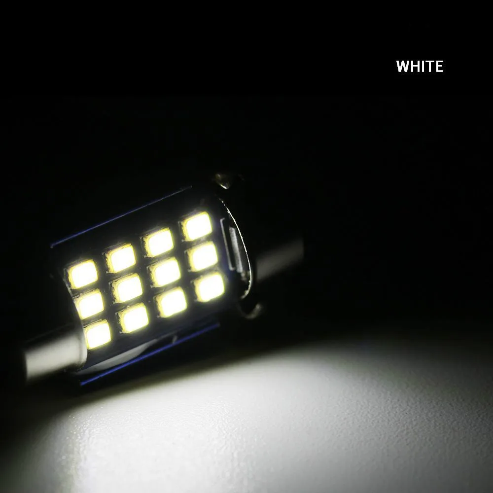 

4Pcs High Quality 31mm 36mm 39mm 41mm Super COB LED 2016 20Smd Light Auto Housing Interior Dome Lamp Reading Bulb White