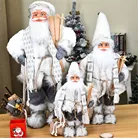 Рождественские украшения для вечеринки, милые детские игрушки с Санта-Клаусом, украшение для дома, модные украшения с Санта-Клаусом