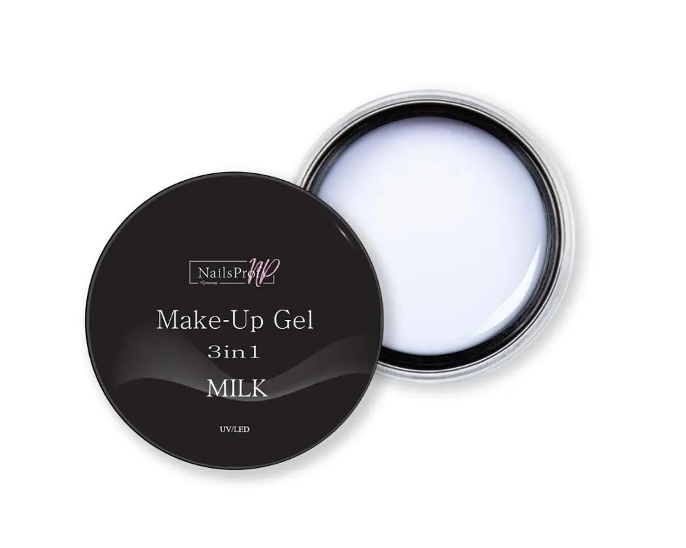 Гель лак для ногтей NailsProfi Make Up Gel 3in1 Milk 30 гр маникюра высокое качество|Гель ногтей|