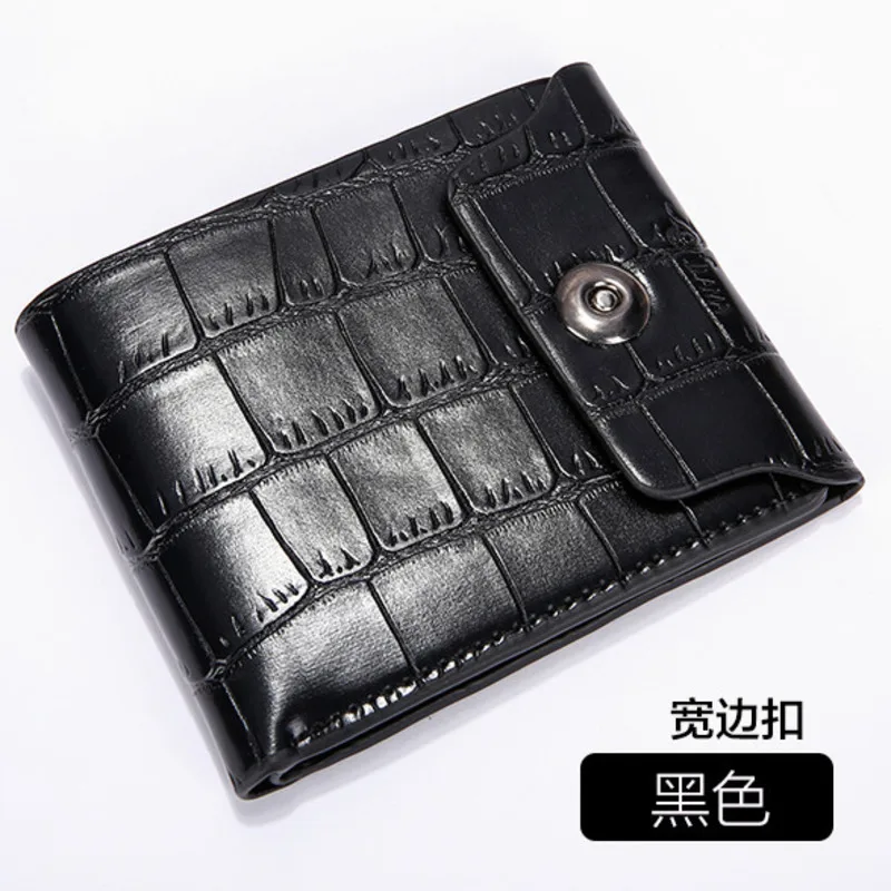 

Men's Wallet Women Crocodile Pattern Money Clip New Wallet Card Bag Wallet Purse Men Short Wallets Card Holder Coin Purse