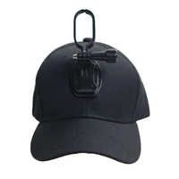 black baseball cap adjustable sun hat protective frame 14 adapter set for gopro 9 8 7 insta360 go2 dji osmo action cameras
