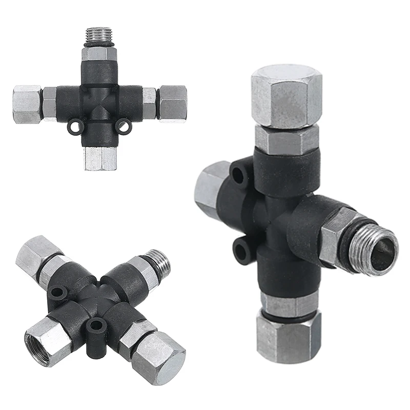 Прочный 3 Way воздушный шланг разветвитель установки разъем Аэрограф фитинги 1/8