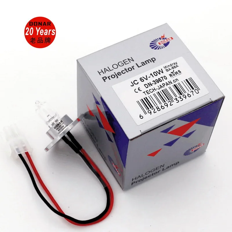 DN 39731 BA 88A 6V 10wr 90 Mindray BA88A 6V10W оптического галогенные светильник лампочка полу