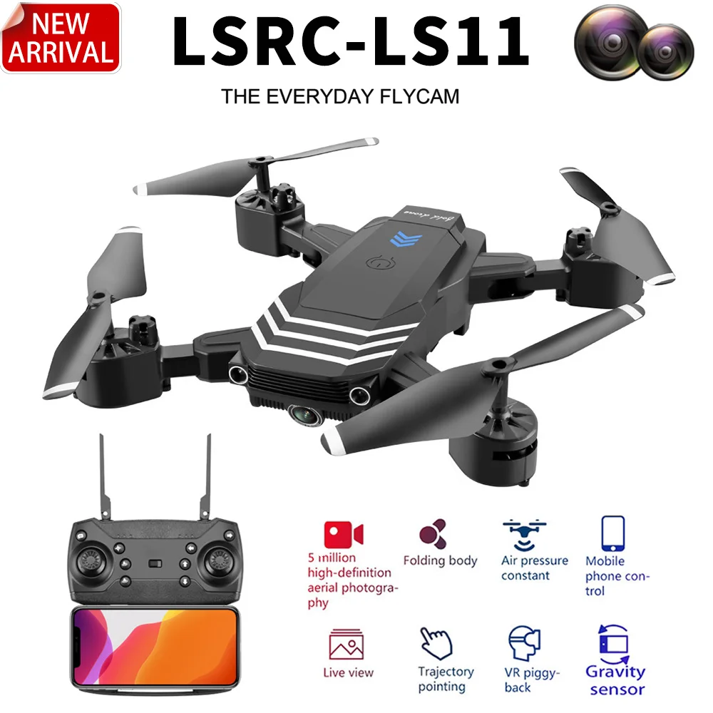 

LSRC 2021 New RC Drone 4K With Camera HD 1080P Mini Foldable Dron FPV Wifi Quadrotor Drones Children’s Toy Gift 25 Minutes