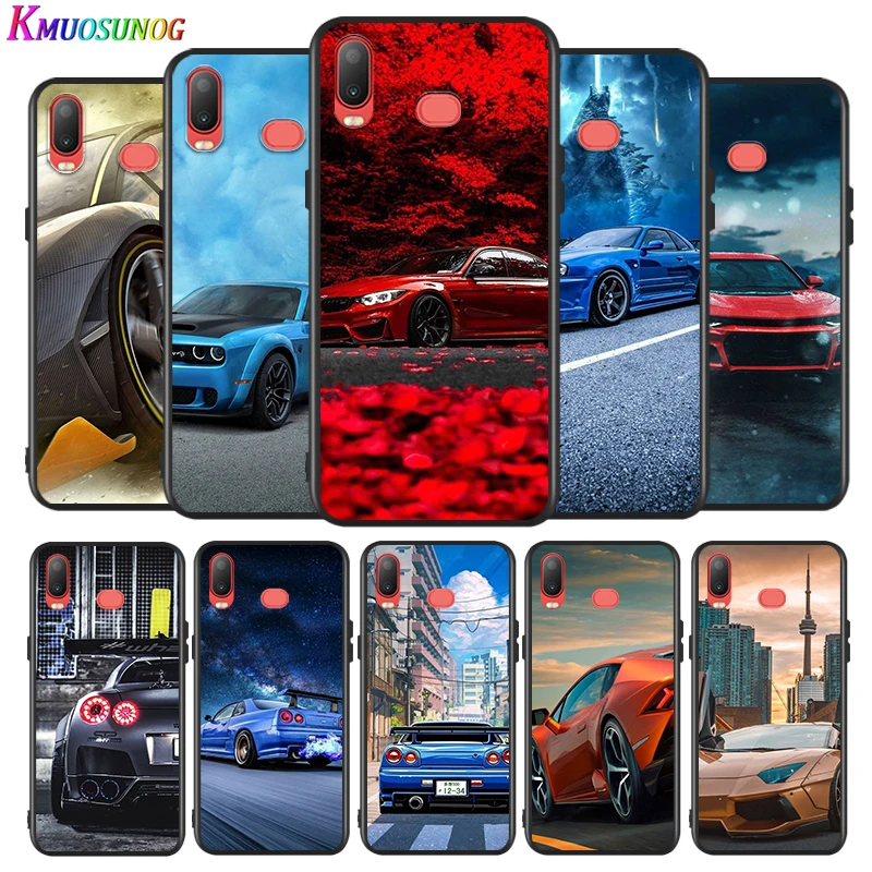 

Red blue car fashion for Samsung Galaxy A9 A8 Star A750 A7 A6 A5 A3 Plus 2018 2017 2016 Silicone Black Phone Case Soft Cover