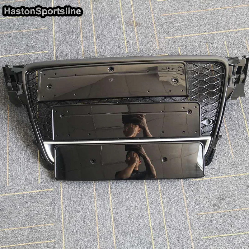 

A4 B8 Modified Q Style Front Bumper Engine Grill Grids for Audi A4 S4 RS4 2009 2010 2011 2012