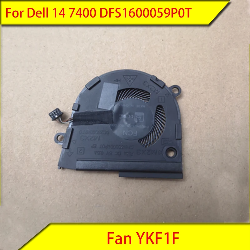 

For Dell Latitude 14 7400 DFS1600059P0T notebook CPU cooling fan YKF1F Nor