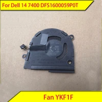 for dell latitude 14 7400 dfs1600059p0t notebook cpu cooling fan ykf1f nor