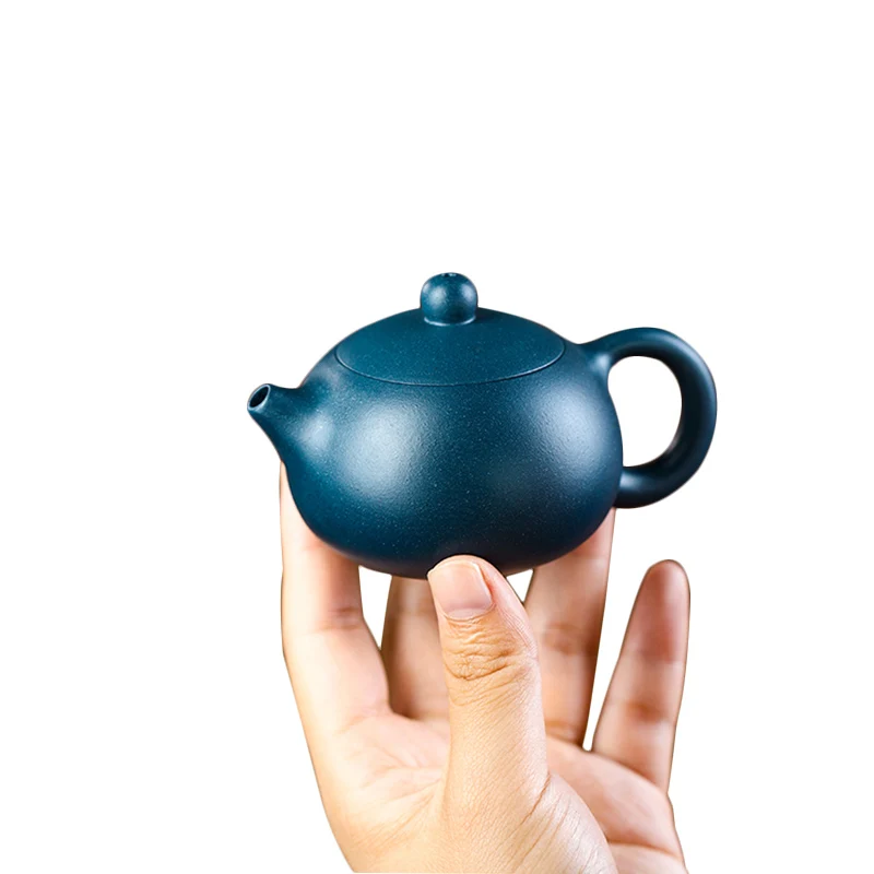 

Yixing Purple Clay Small Teapot 100ml Handmade Kung Fu Tea Pot Natural Purple Mud Kettle Teaware Xishi Pot Drinkware Decor Craft