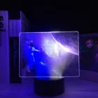 Красочный научный фантастический астронавт, двухцветный светодиодный светильник для детей, подарок на день рождения, украшение для спальни, научный фантастический космос, двухцветная настольная лампа