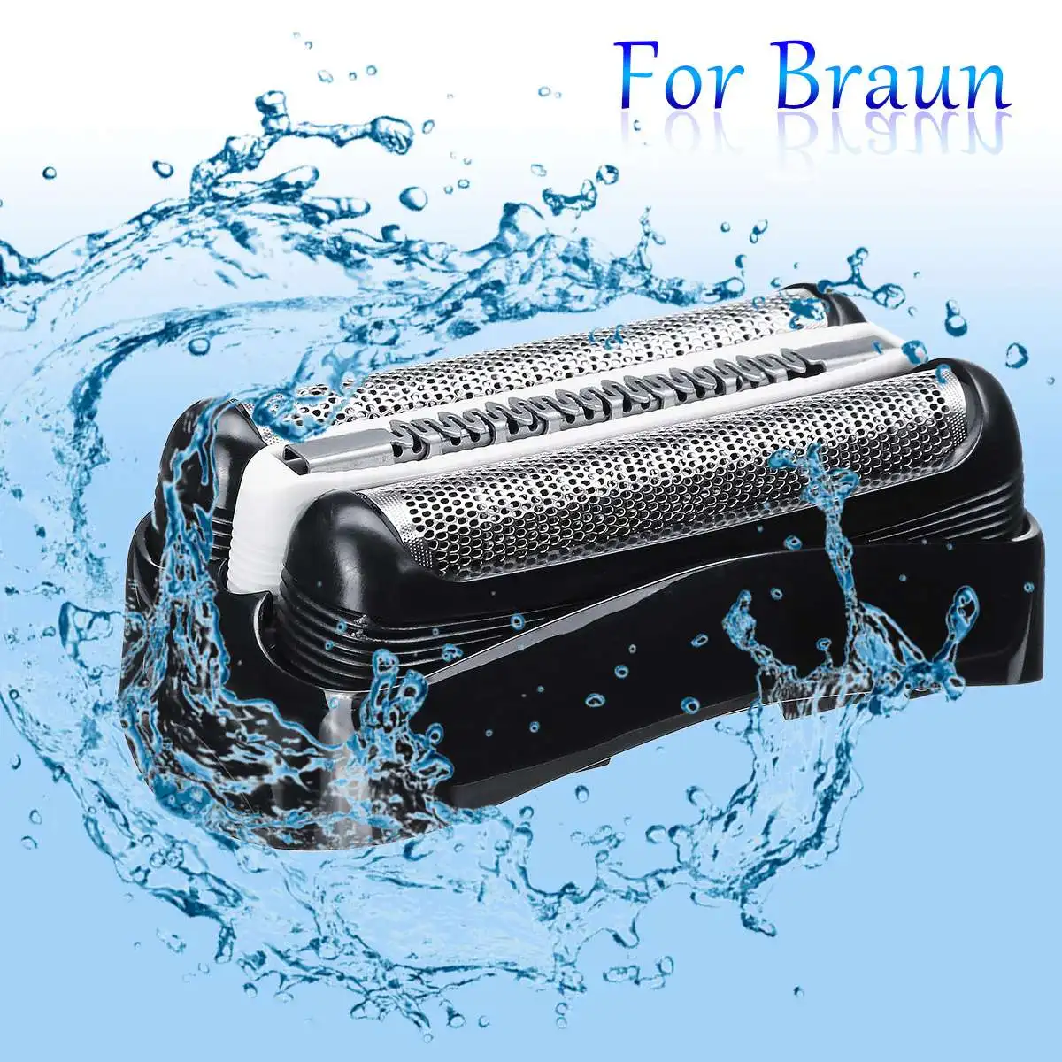 

Shaver Replacement Foil Head For Braun Series 3 301S 310S 320S 330S 340S 350CC 370CC 390CC 3000S 3020S 3040S 3080S