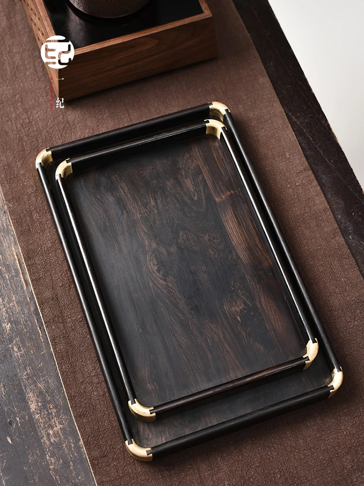 

Wooden Tea Tray Water Storage Chinese Simple Dry Bubble Food High Quality Tea Tray Modern Plateau De Service Teaware DF50CP