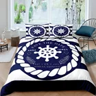 Комплект постельного белья с 3d-изображением якоря, пододеяльник в морском стиле 200X240, пододеяльник с наволочкой для детей, для мальчиков, для мальчиков, для двуспальных и больших размеров, одеяло, чехол