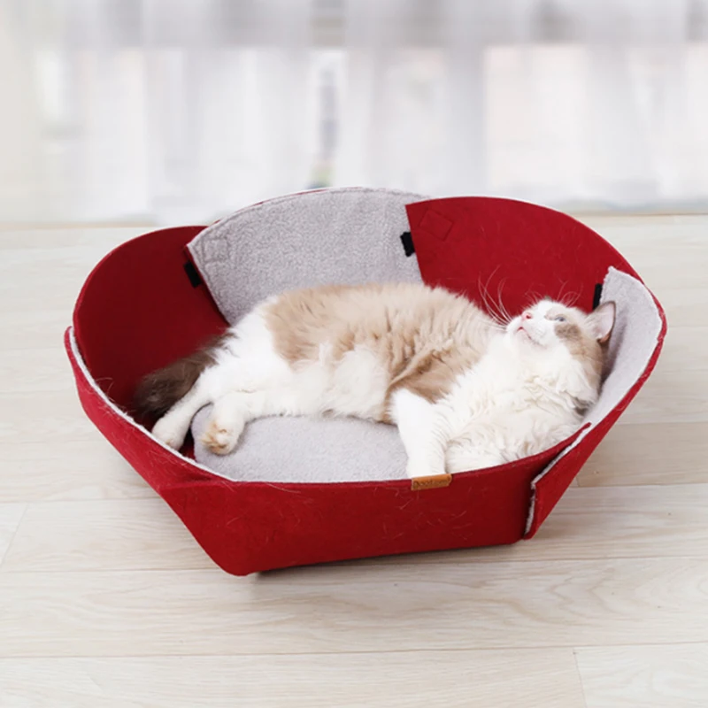 

DIY Multifunctional Cat Pad Bed Nest House Rose Cat Cave