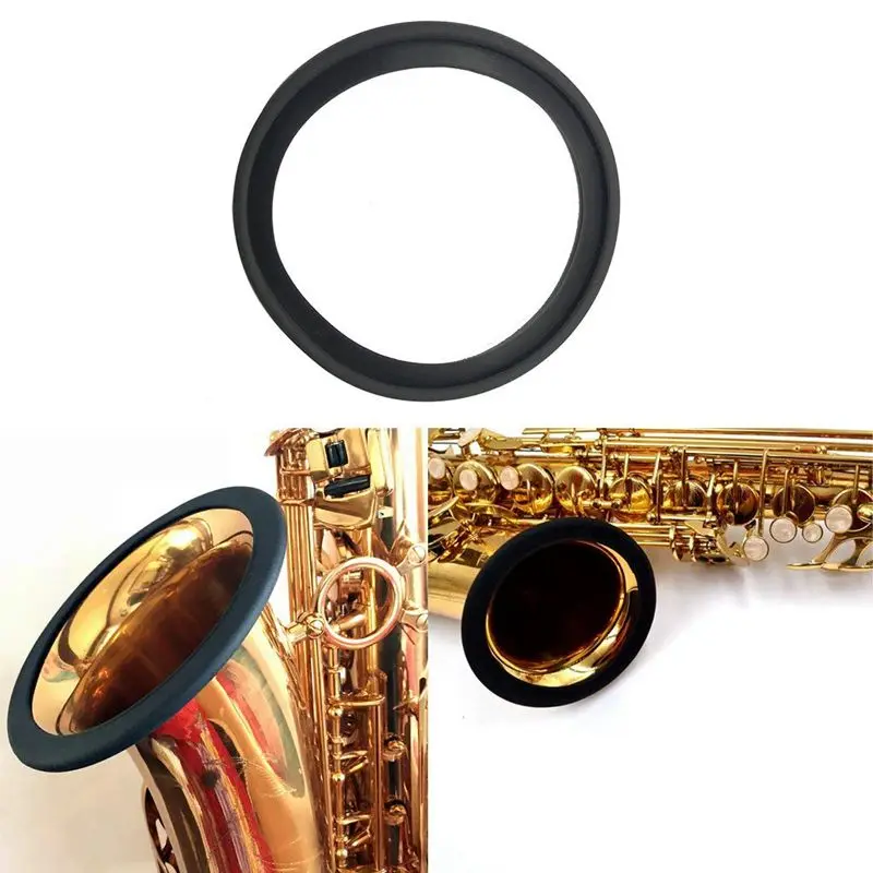 Alto Sax силиконовый колокольчик протектор труба/кольцо саксофона Mute для любителей