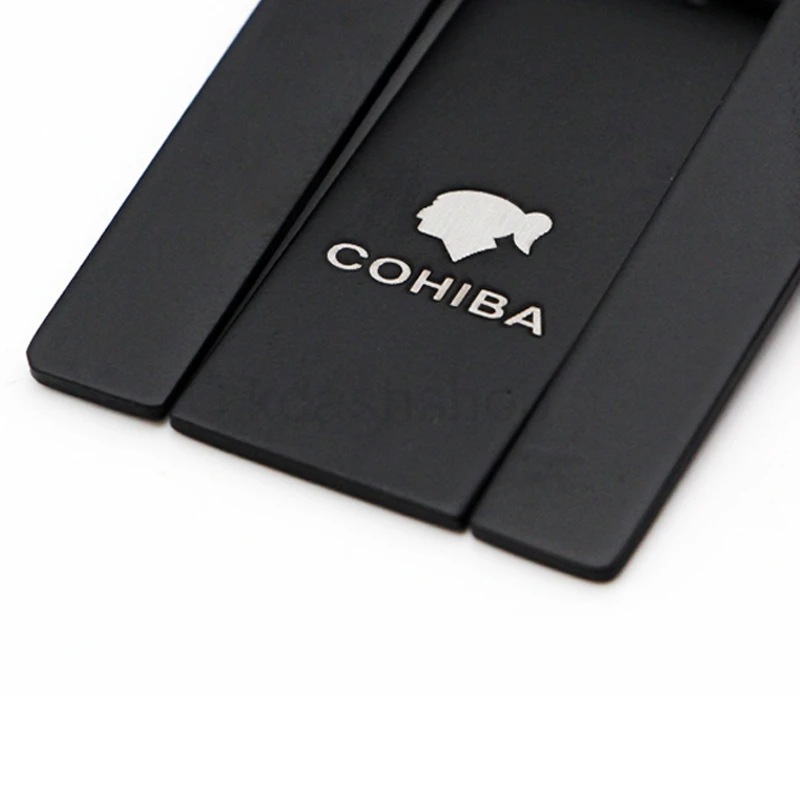 COHIBA тонкий держатель пепельницы для сигар из нержавеющей стали металлический
