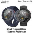 VSKEY 3 шт. защитный экран для смарт-часов для Amazfit Stratos 3 T-Rex Verge Lite GTR 47 мм 42 мм защитная пленка из закаленного стекла