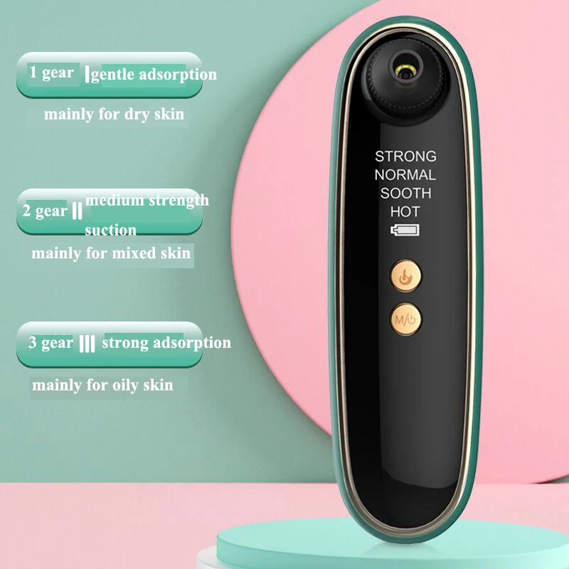 

Electric WiFi Camera Visual Face Blackhead Vacuum Acne Remover Skin Vacuum Cleaner Facial Pore Cleanser Blackheads Removal Tool