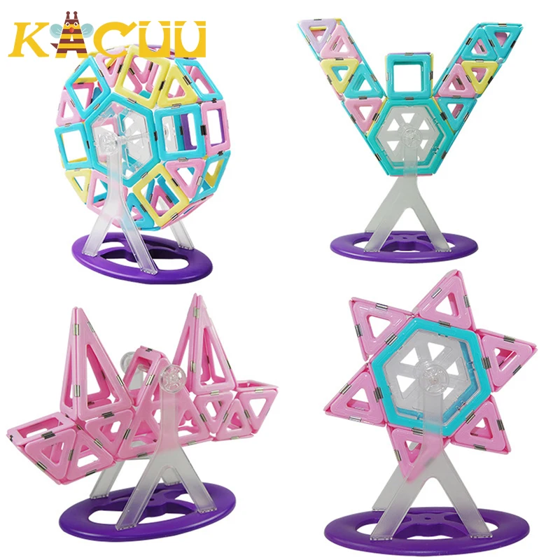 2020 новейший большой набор магнитных конструкторов розовые строительные магниты