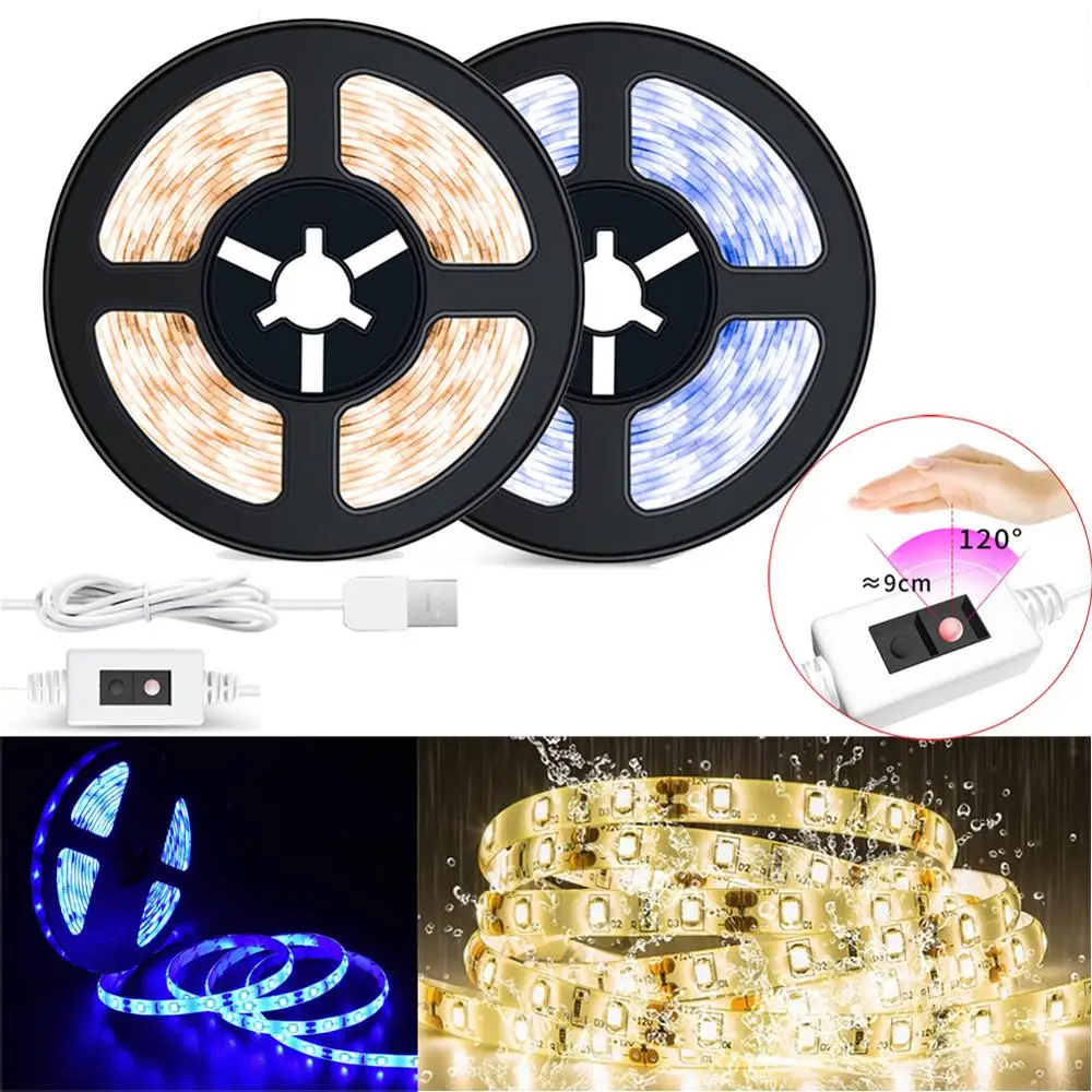 Светодиодная лента LEADLY с USB и датчиком движения руки светодиодная Светильник та