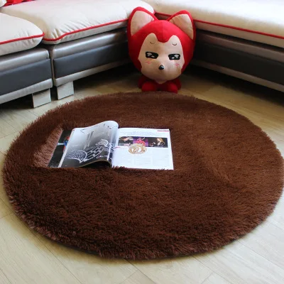 

Cartoon Yoga Mat Plush Cushion Butt Mat Living Room Bedroom Carpet Round Floor Mat Ottoman Computer Chair Mat Yoga Mat