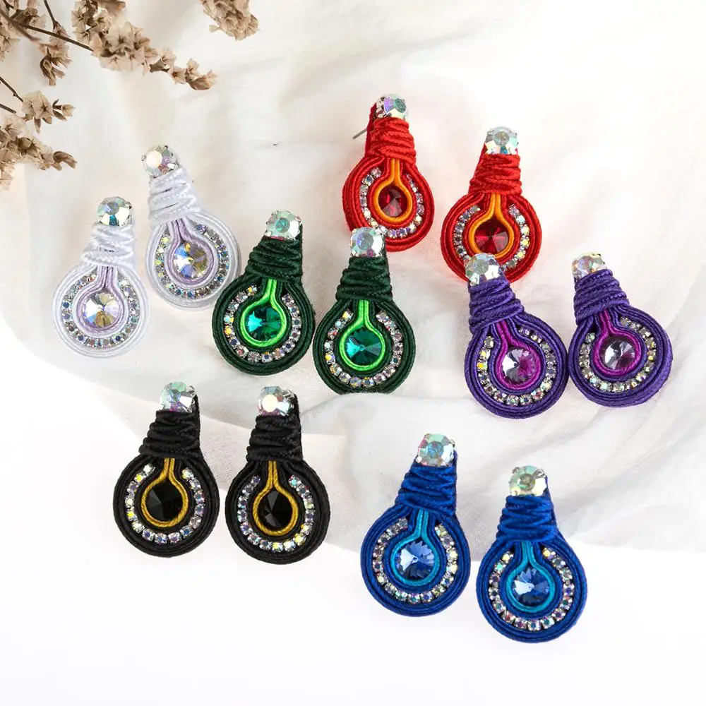 KPacTa женские новые модные висячие серьги ручной работы ювелирные изделия ретро