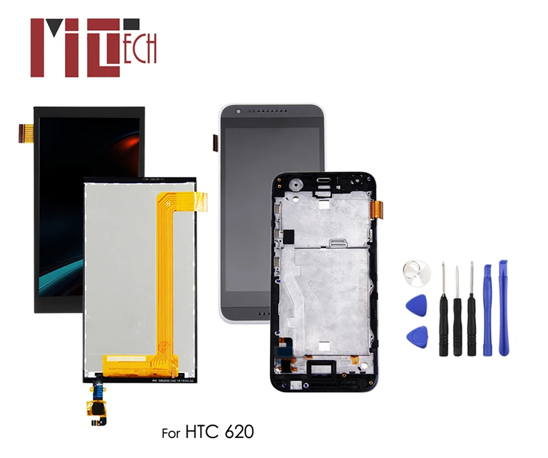 ЖК-дисплей для htc Desire 620 620G D620 620U 620T Сенсорный экран дигитайзер Датчик стекло с рамкой сборка Замена