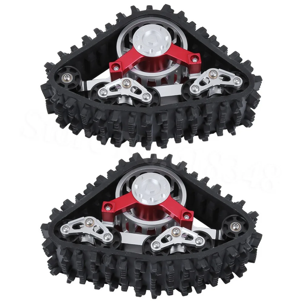 2 шт. Tanky вездеход треков колеса для 1/10 радиоуправляемая модель axial SCX10 Wraith Рок