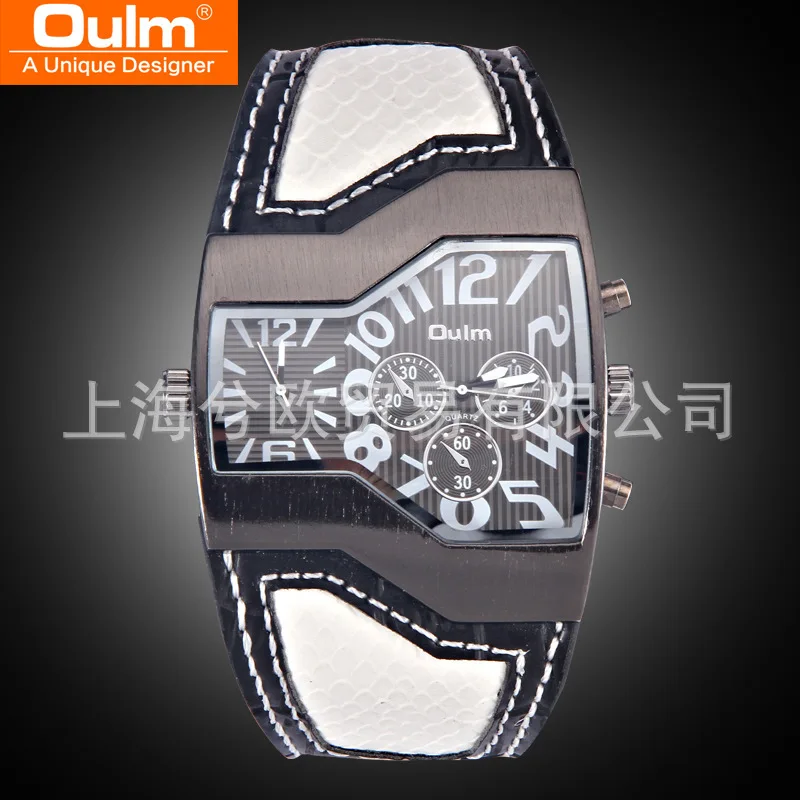 

OULMHP1220B Mixed Batch Personality Men's Watch Fashion Men's Watch Wide Belt Men's Watch