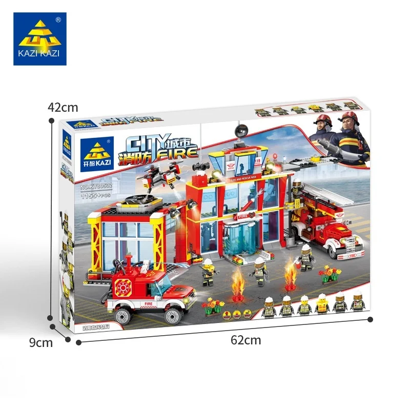 

Small particle building blocks Fire Administration Rescue Aircraft Music Car Children DIY Puzzle Assembled Building Blocks