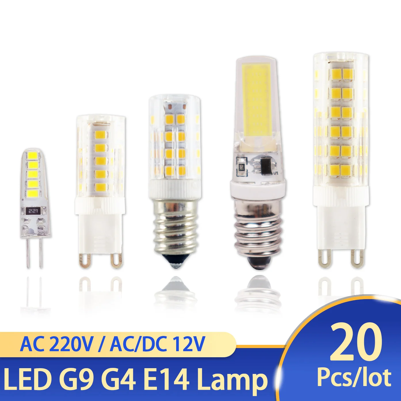 

Светодиодная лампа с цоколем G9, лампа с регулируемой яркостью G4, E14, 3 Вт, 5 Вт, 9 Вт, 12 В, 220 В, G4, светодиодная точесветильник лампа с цоколем G9, см...