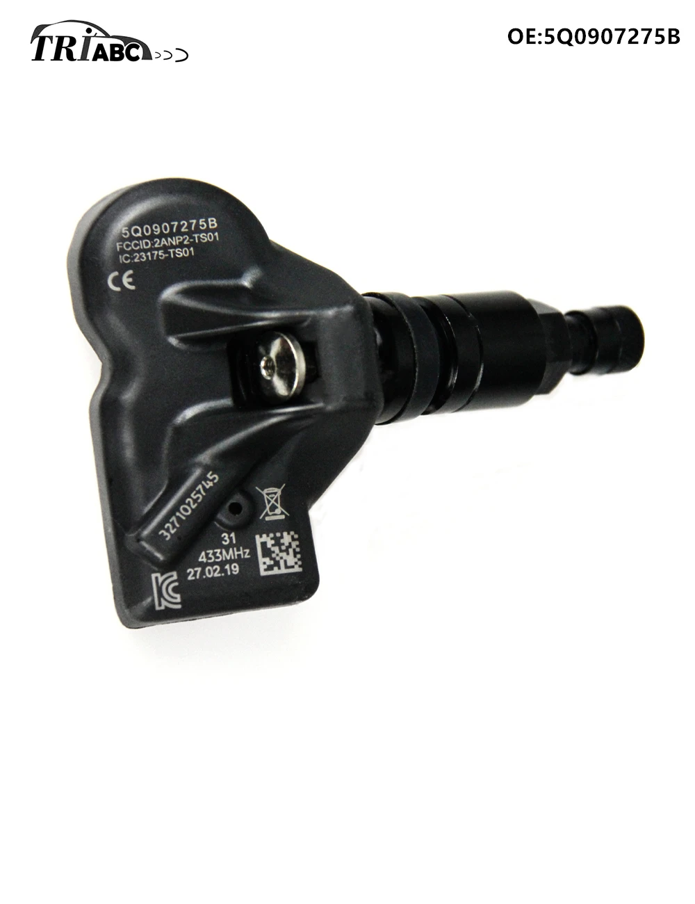 5Q0907275B TPMS сенсор для Audi Q3 Q5 Q7 TT A8 A7 A6 A3 RS3 RS5 F5 Skoda Porshe Cayenne 2 подтяжку лица VW Passat Tiguan OBD