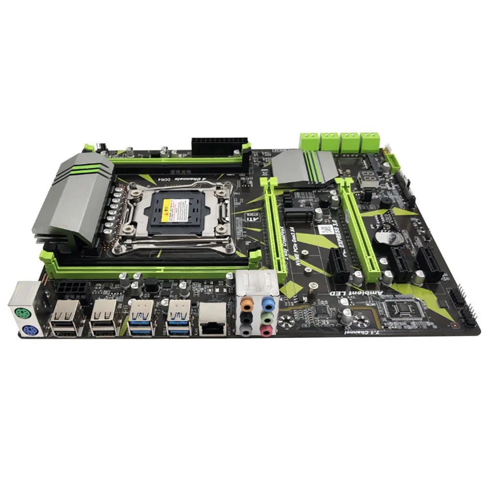 X99 LGA 2011-V3 материнская плата REG ECC SATA 3 0 с M.2 SSD четырехканальная Память DDR4 64G 2011 LGA2011-3