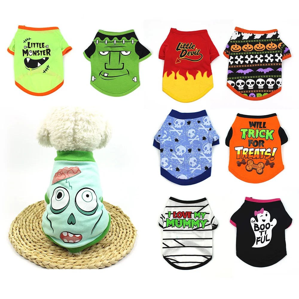 Одежда для домашних животных украшение на Хэллоуин маленьких собак костюм