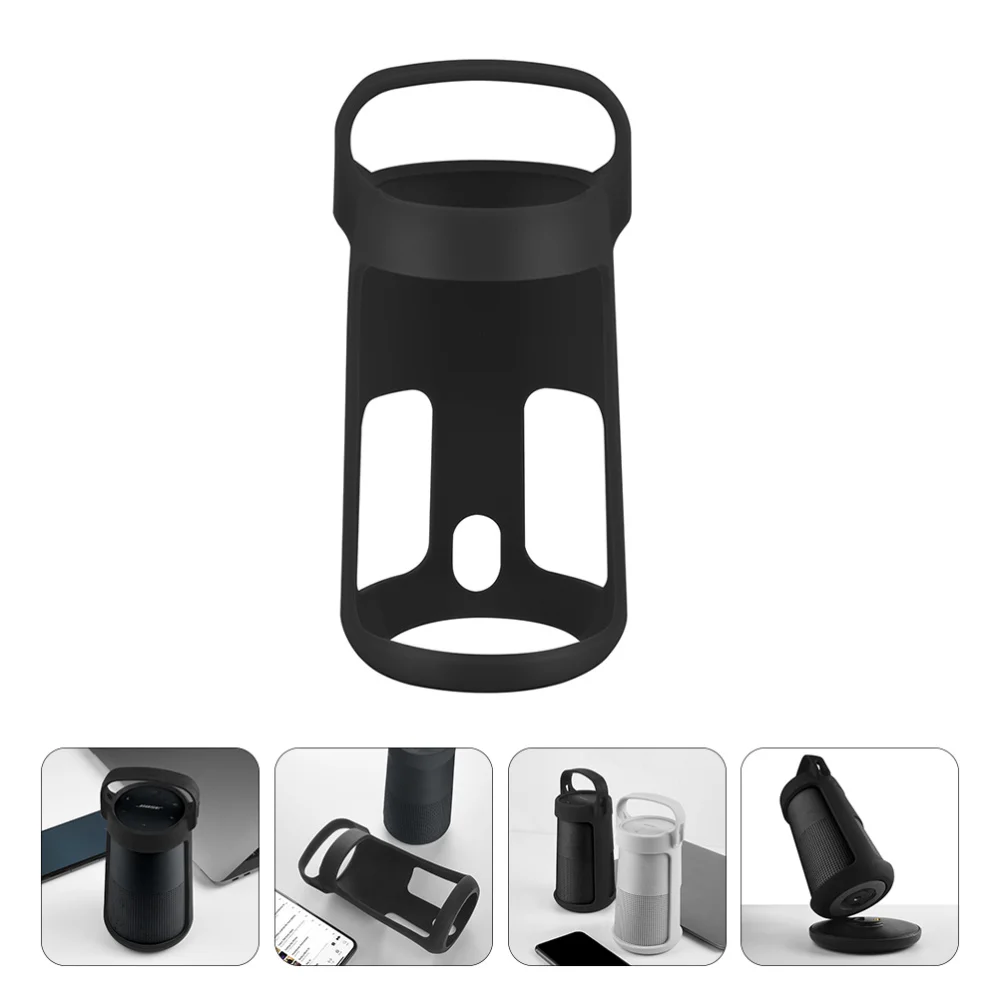 

Wireless Speaker Silicone Case Travel Carrying Case with Handle Speaker Cover