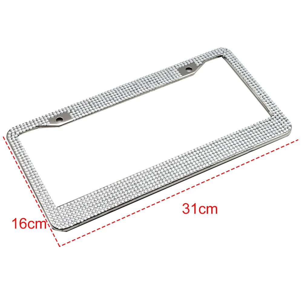 Креативные высококачественные блестящие стразы рамка для номерного знака
