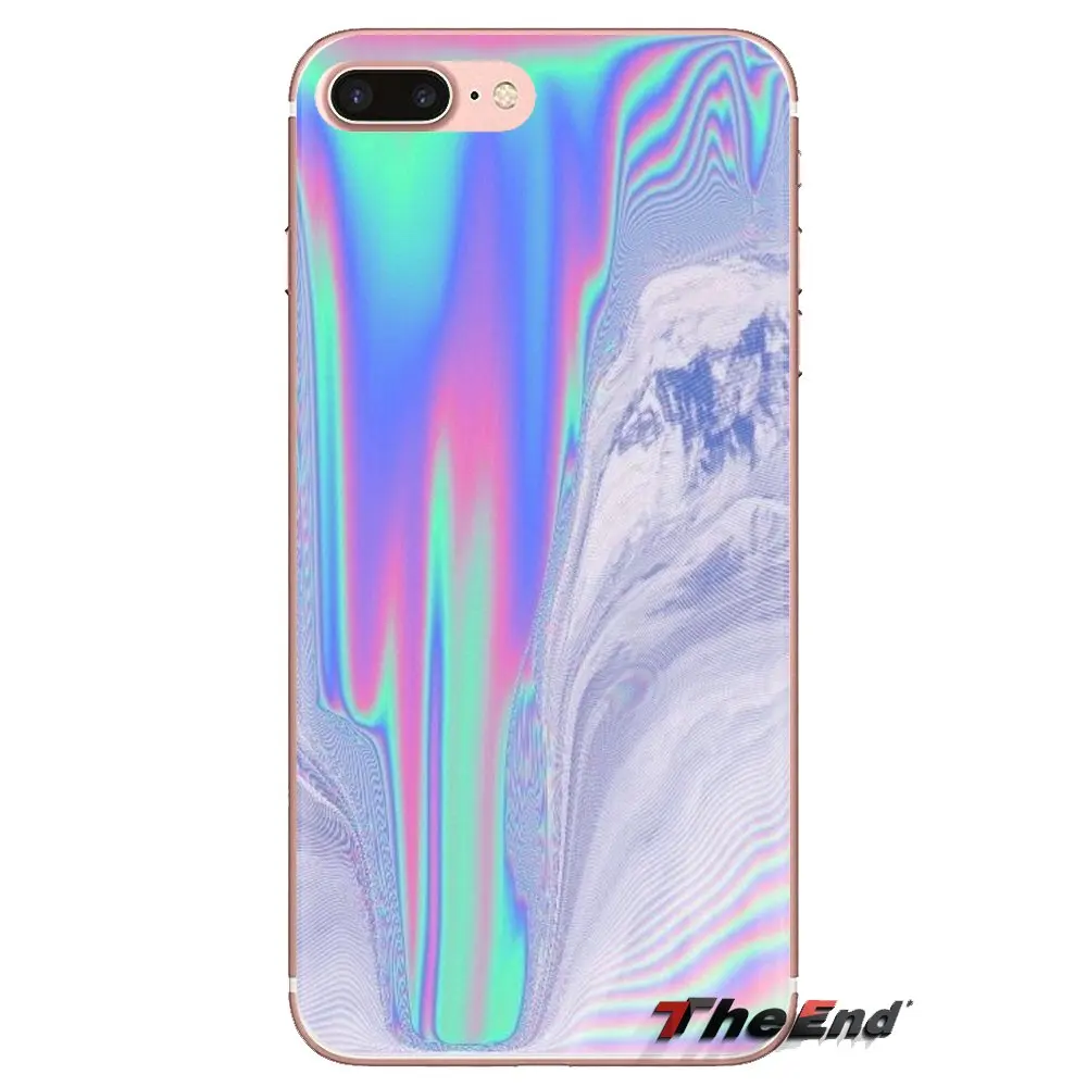 Пастельно-металлик Tumblr силиконовый чехол для iPhone XS Max XR X 4 4S 5 5S 5C SE 6 6S 7 8 плюс samsung
