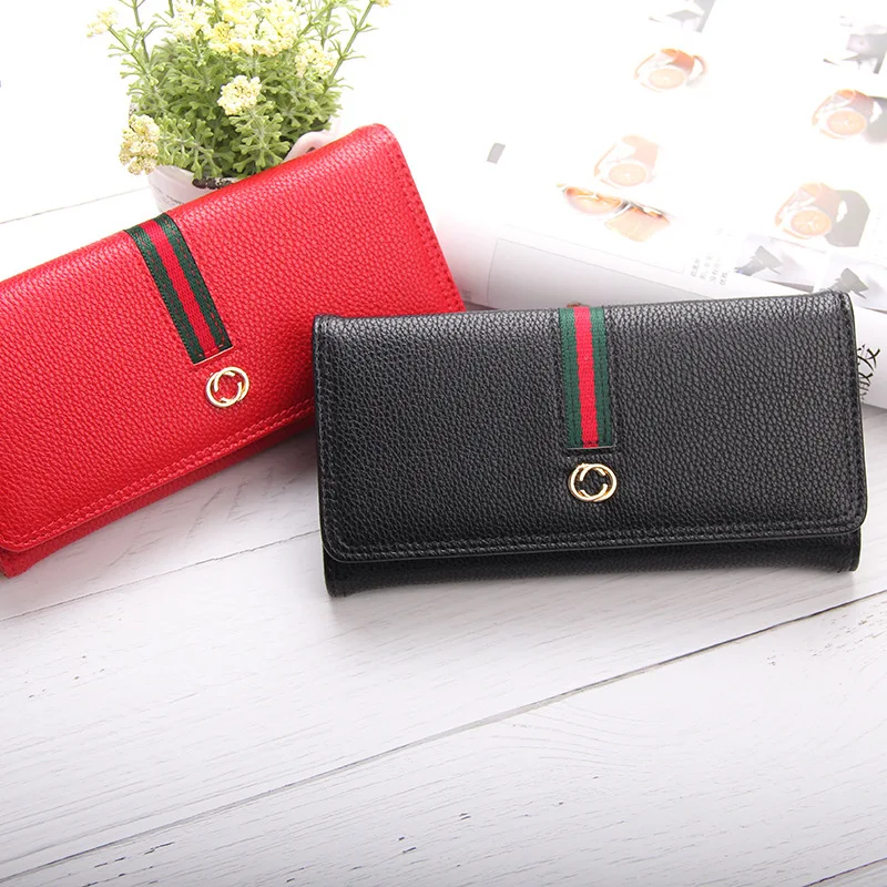 

New Style Wallet Women's Fashion PU Leather Luxury Wallet Hipster Long Purse for Women Business Card Holder High Quality Wallet