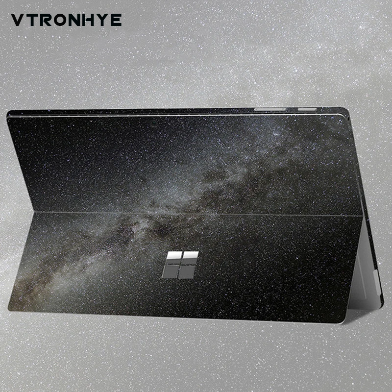 Окрашенные спрей шаблон ПВХ ноутбука Стикеры для microsoft Surface Pro 3 Pro 4 Pro 5 Высокое качество украшения Обложка кожи стикер s