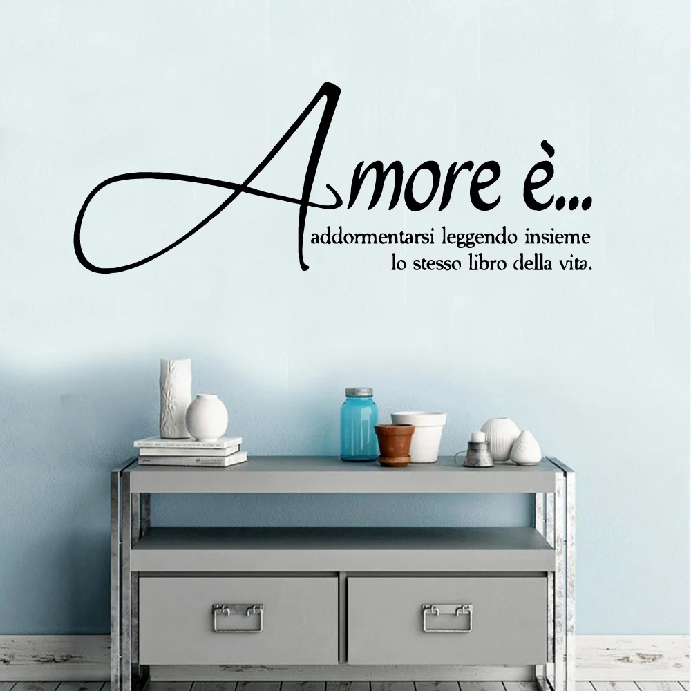 Персонализированные наклейки на стену в итальянском стиле Мультяшные настенные