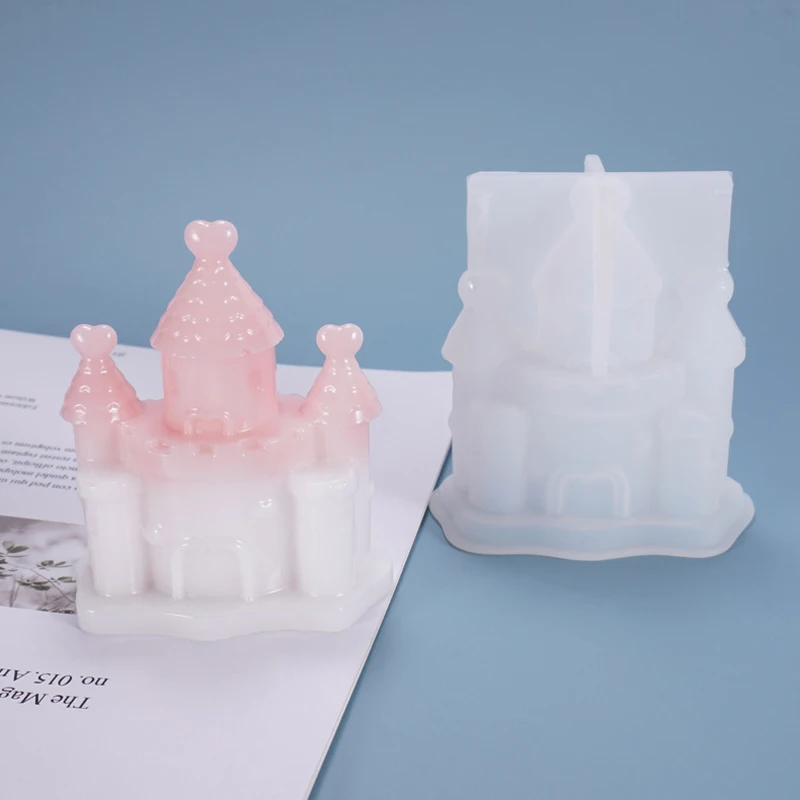 3D форма замка из смолы стереоскопическая башня инструмент эпоксидного силикона|