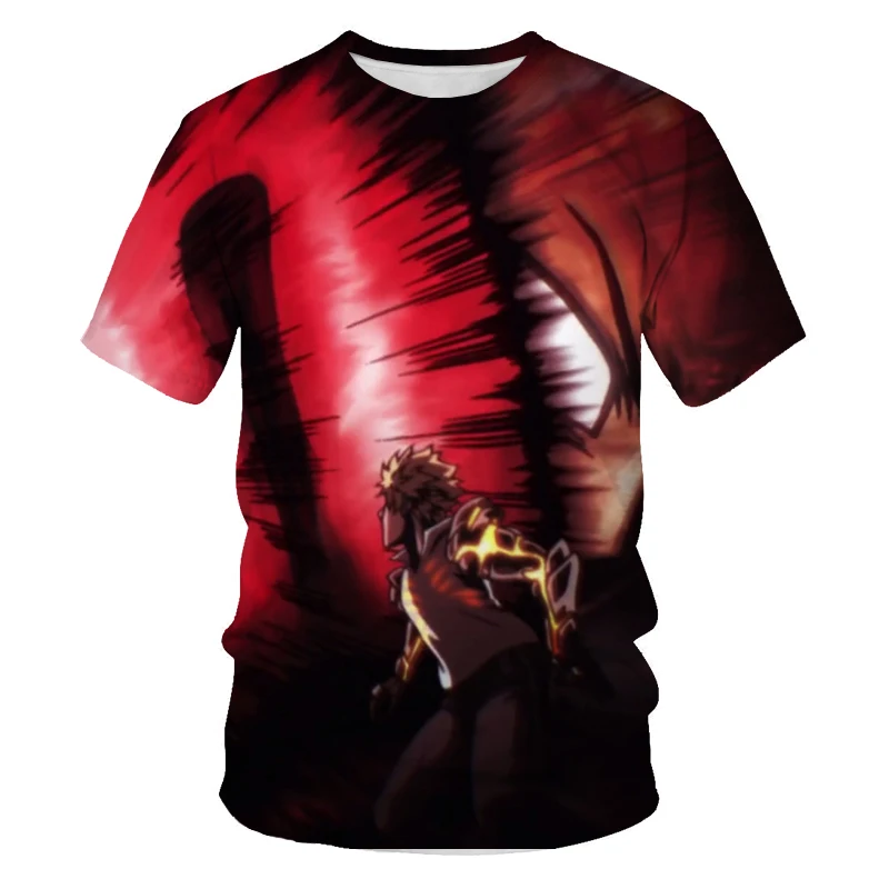 

Streetwear men's and women's T-shirt O-neck short-sleeved casual oversized T-shirt Fashion personality 3D printing animation